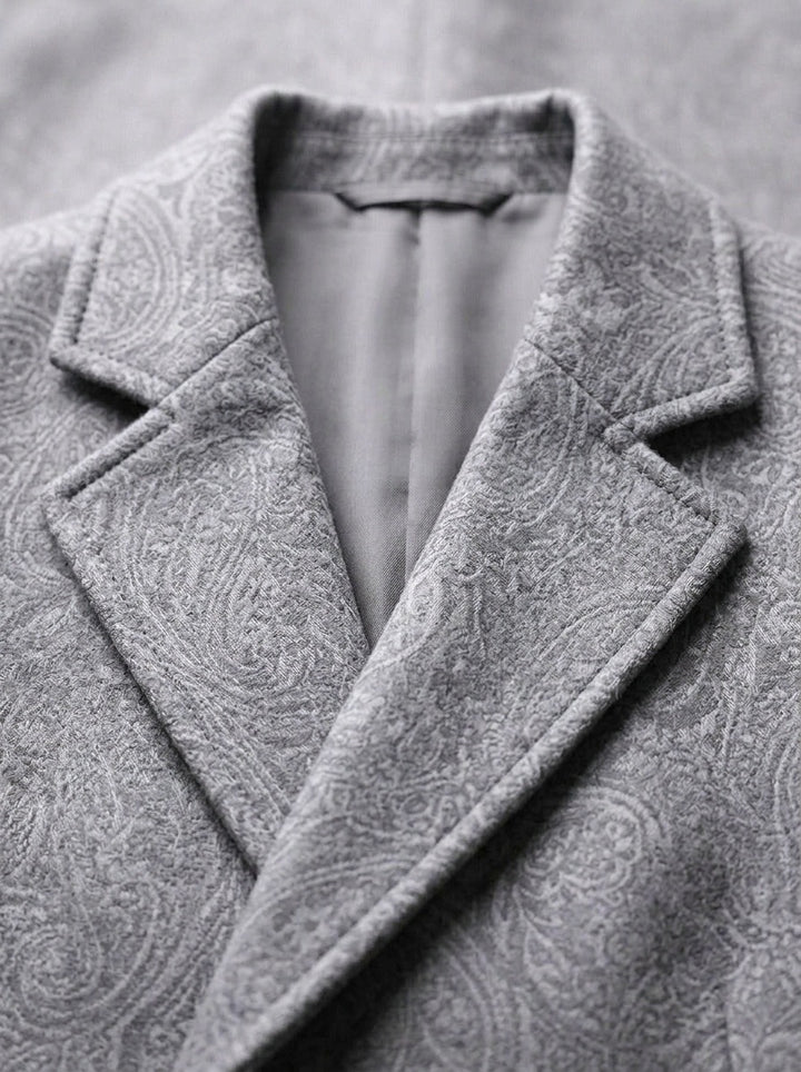 Wadsworth topcoat, fabric close up, Gentlemens Manor