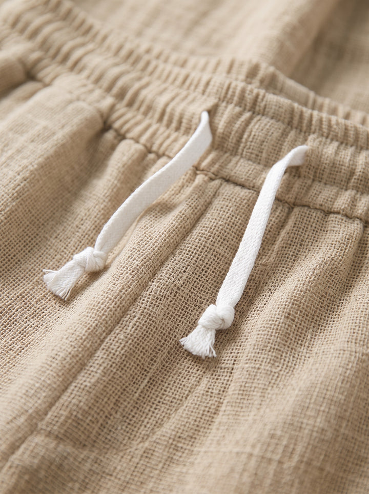 Warren linen summer pants, fabric close up, Gentlemens Manor