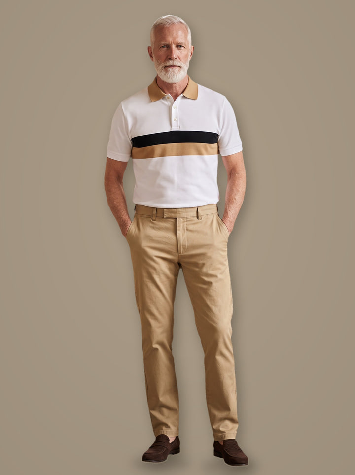Wendell two piece set in Sand, studio, Gentlemens Manor