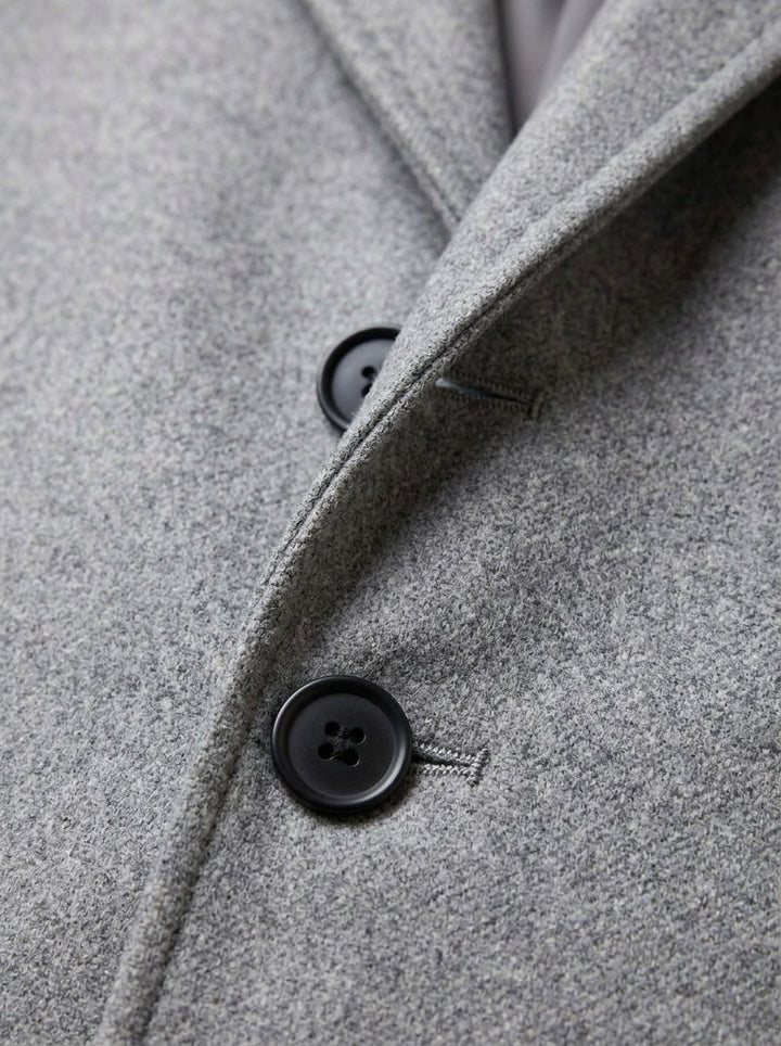 Wentworth topcoat, fabric close up, Gentlemens Manor