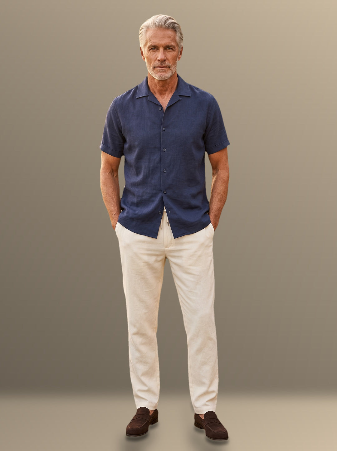 Wesley two piece set in Navy, studio, Gentlemens Manor