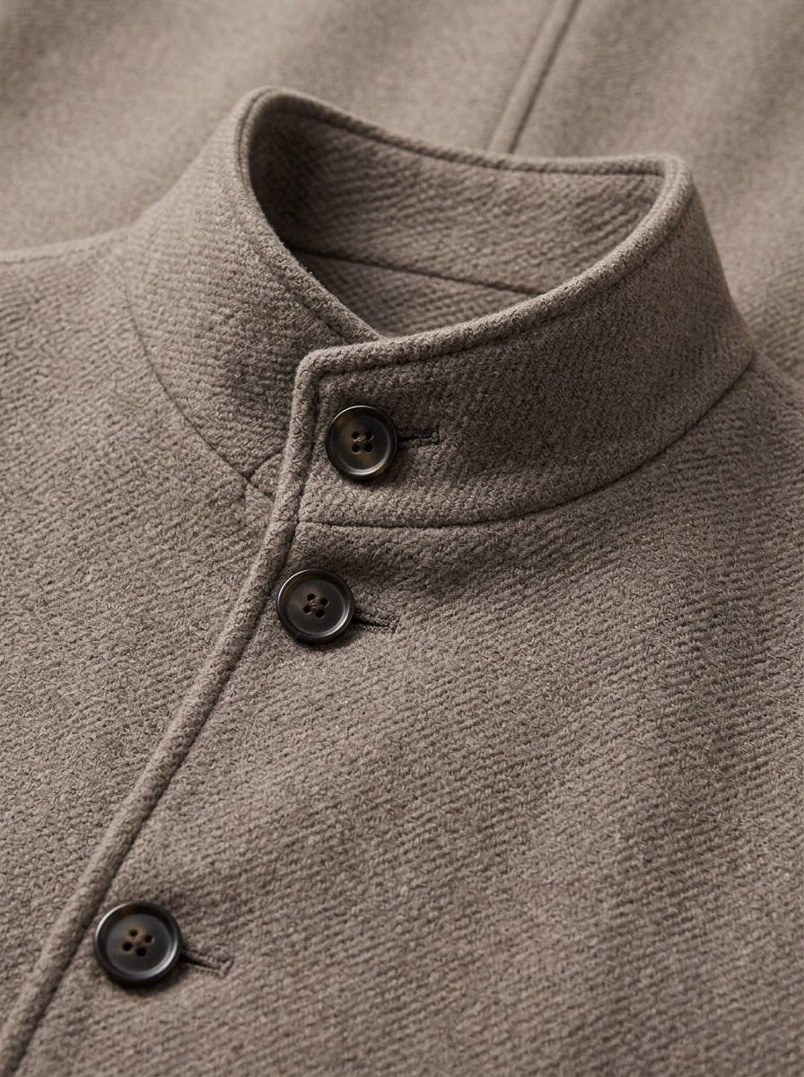 Whitcomb overcoat, fabric close up, Gentlemens Manor
