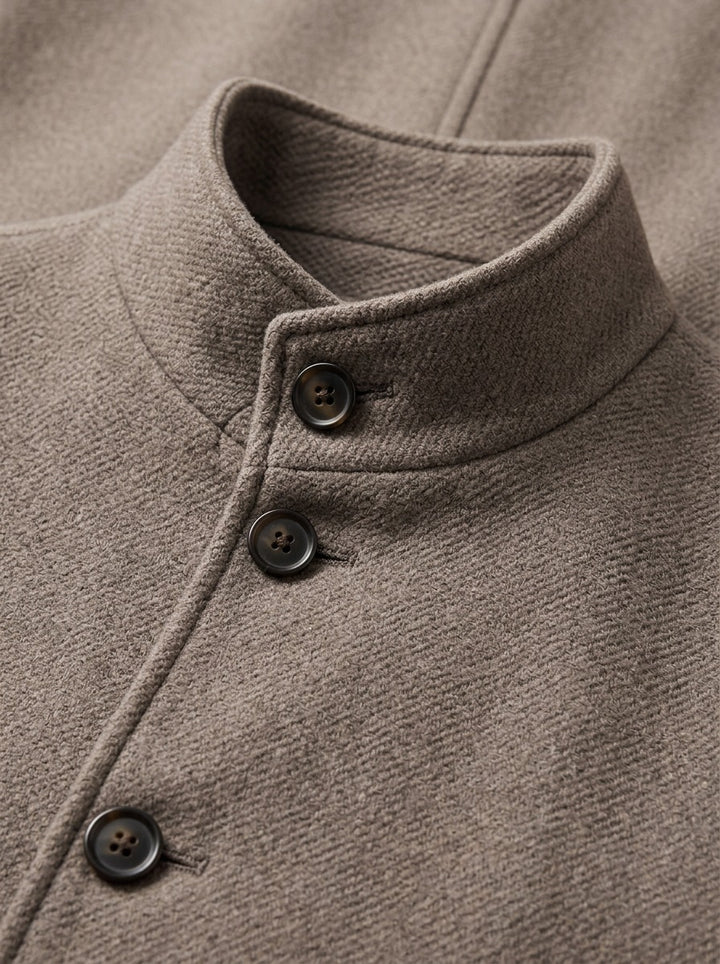 Whitcomb overcoat, fabric close up, Gentlemens Manor