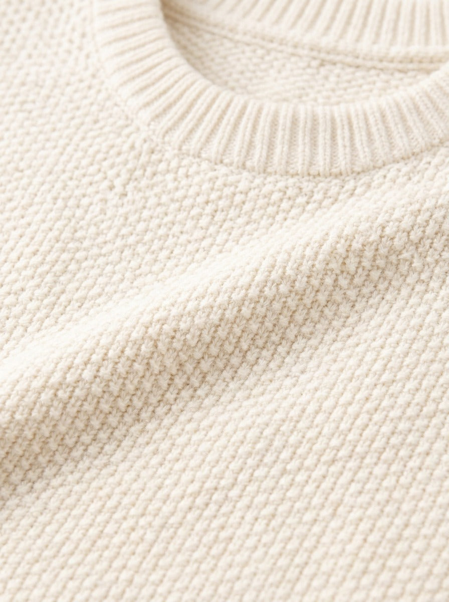 Wiley crew neck sweater, fabric close up, Gentlemens Manor