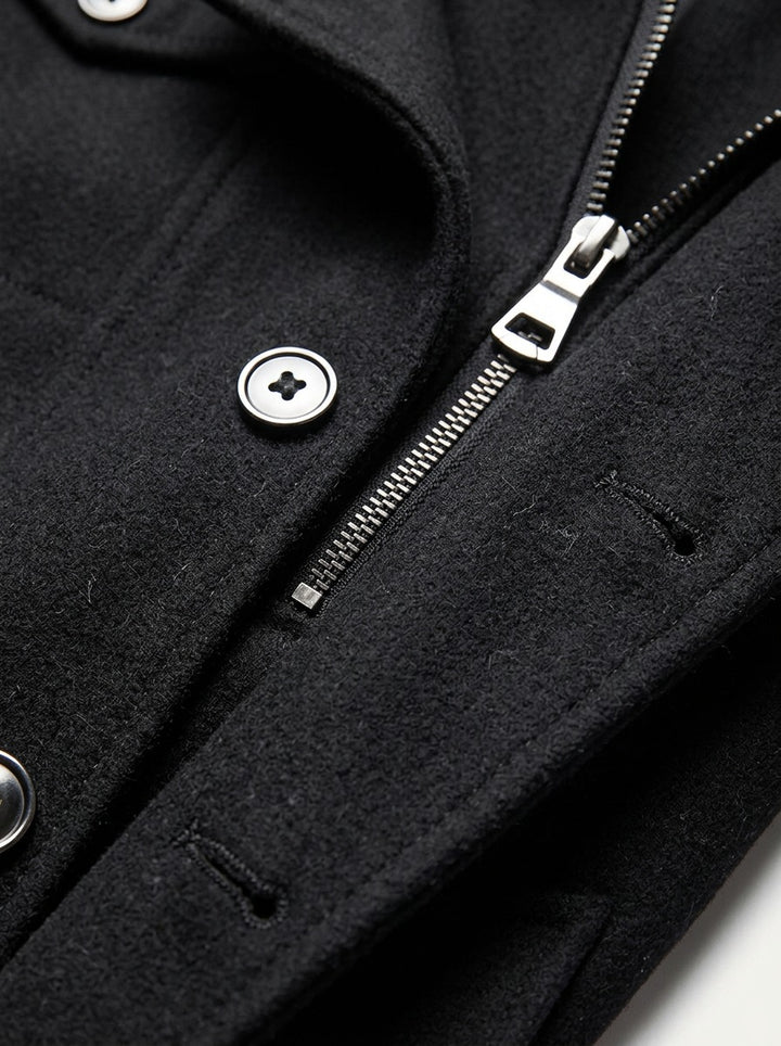 Winfield winter coat, fabric close up, Gentlemens Manor