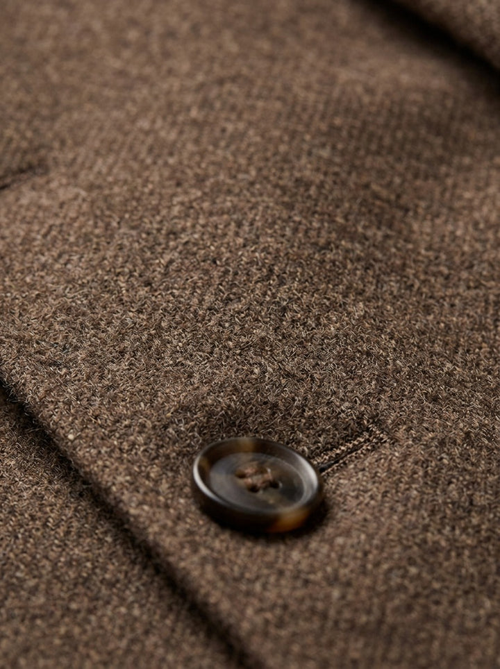 Winston overcoat, fabric close up, Gentlemens Manor