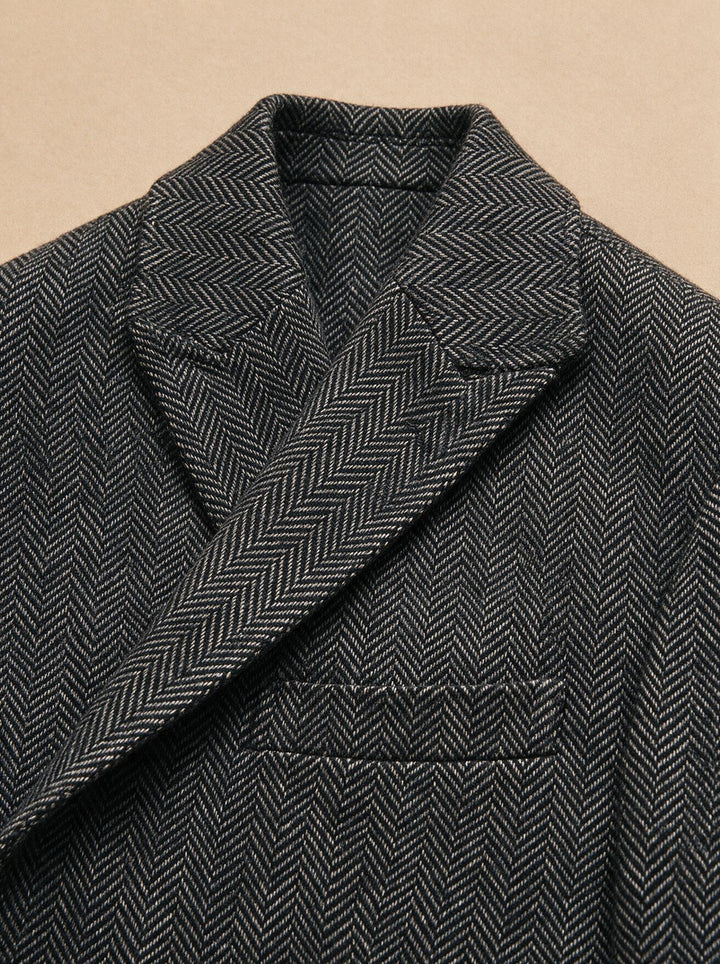 Yates tweed blazer, fabric close up, Gentlemens Manor